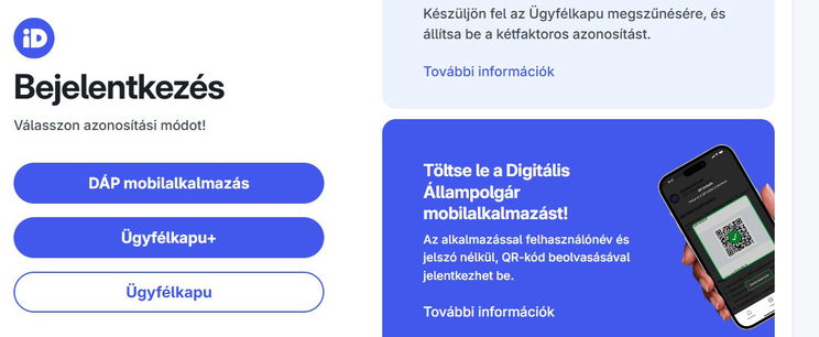 Végre bejelentették az Ügyfélkapuval kapcsolatban, új hitelesítési móddal is beléphetünk néhány napon belül