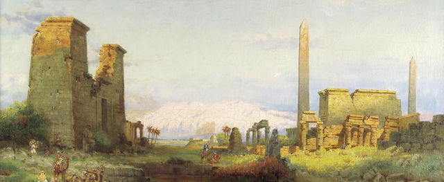 Lefagytak a turisták az ősi egyiptomi templomnál, amikor felnéztek az égre, óriási volt a csodálkozás