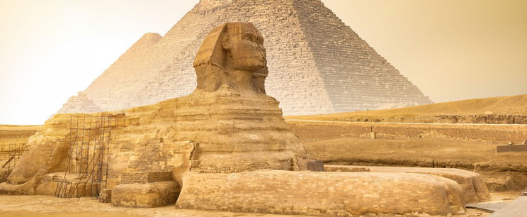 Lerombolták az egyiptomi Nagy Szfinx fejét, rémületes videót mutattak az eredeti arcáról