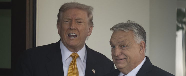 Kimaradt a tévéből, Trump ezt a rendkívüli 2 szót kiáltotta Orbán Viktorról a Fehér Ház előtt