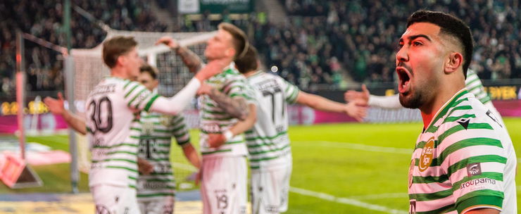 Percekre megszakadt a meccs, dráma a Fradi-Ludogorec meccs végén a pályán kívül az utolsó percekben