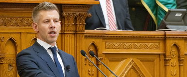 Lesivideó készült Magyar Péterről és édesanyjáról a Parlamentben, csak a kamera látta a megható pillanatot