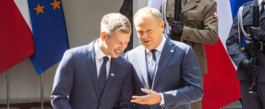 Itt fogadta Magyar Pétert Donald Tusk, a "lengyel karmelita" a magyarnál is sokkal impozánsabb