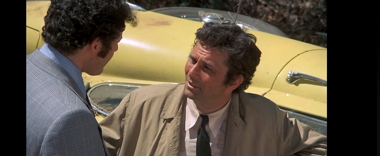Ordas nagy bakit találtak a Columbo-ban, hirtelen megszakad az egyik rész, ott vágják meg, ahol a hiba véget ér