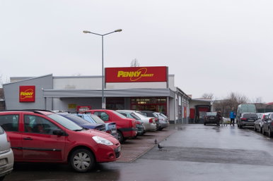 Hatalmas gólya kószált egy kalocsai Penny Market előtt, sosem lehet látni ilyen közelről az állatot