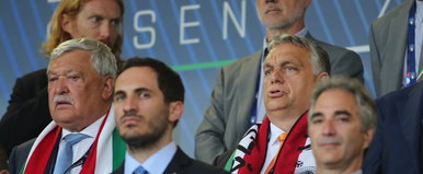 Eltűnt Orbán Viktor a francia-spanyol meccsen, valaki egészen más bukkant fel a lelátón