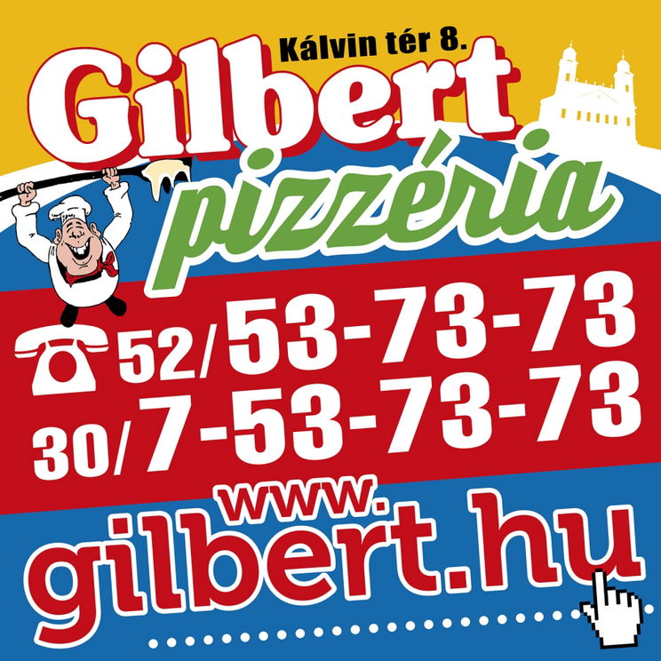 A megoldás a GILBERT PIZZÉRIA!