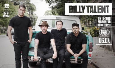 Holnap koncertezik a Billy Talent a Budapest Parkban