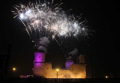 A Diósgyőri vár lett a legnagyobb adventi koszorú