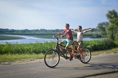 2018-ban többen bicikliztek a Tisza-tónál, mint valaha