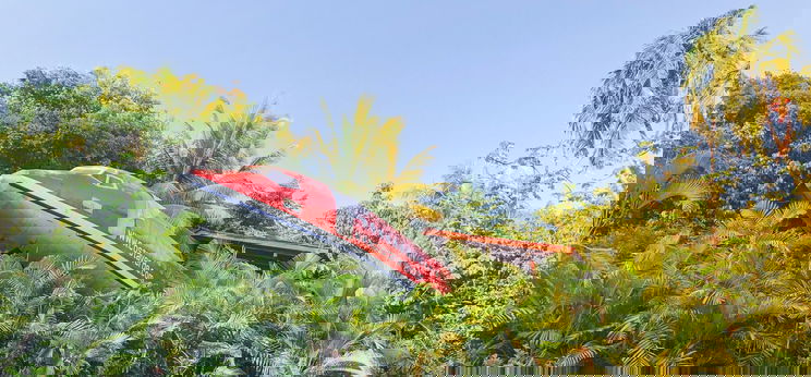 Ötcsillagos tusolás és panoráma egy Boingben a costa ricai dzsungel közepén