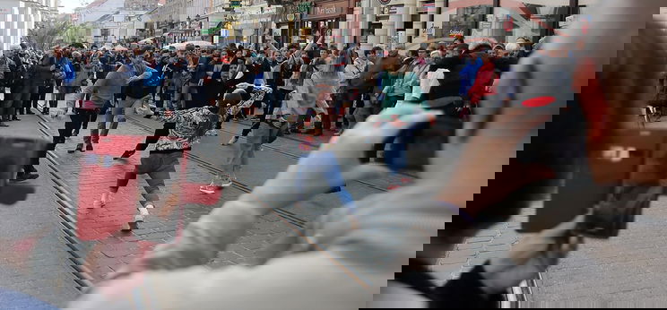 A Miskolci Balett flashmob akcióval harangozta be a Horizont fesztivált