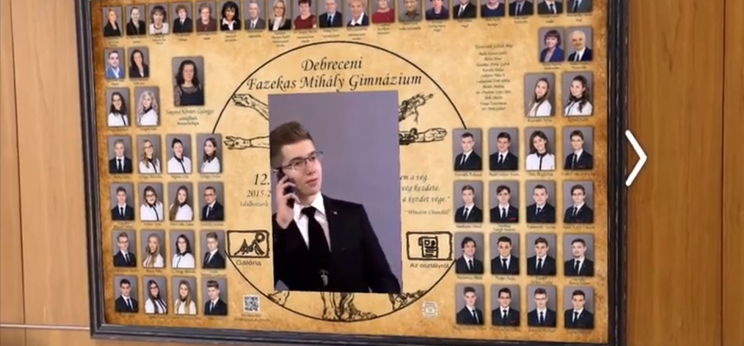 Egy debreceni diák Harry Potter-es interaktív tablót fejlesztett