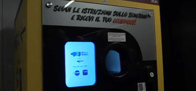 Műanyaghulladékért cserébe vehetsz jegyet a római metróban