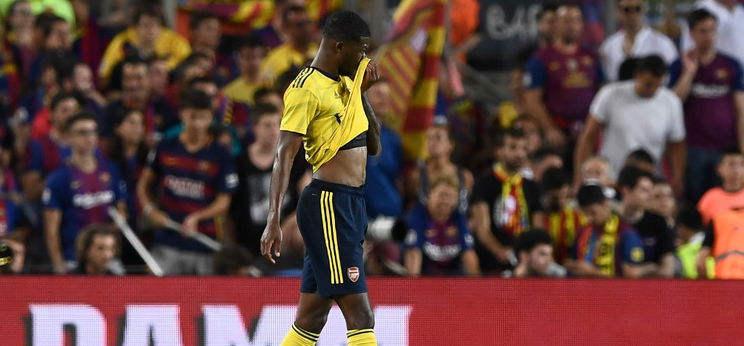 Komikus öngóllal szívatta magát az Arsenal a Barca ellen 