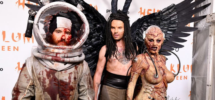 Alien és Heidi Klum: elképesztő volt a modell halloweeni jelmeze – videó
