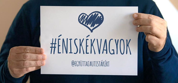 Kékbe borulnak az épületek, Rúzsa Magdi az #éniskékvagyok kampány arca