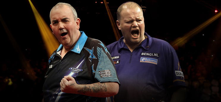 Phil Taylor és Van Barneveld újra darts-táblához állt