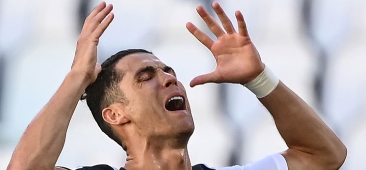 Cristiano Ronaldo furcsa grimaszt vágott – videó