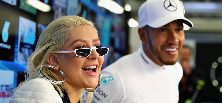 Lewis Hamilton és Christina Aguilera csinált egy közös dalt