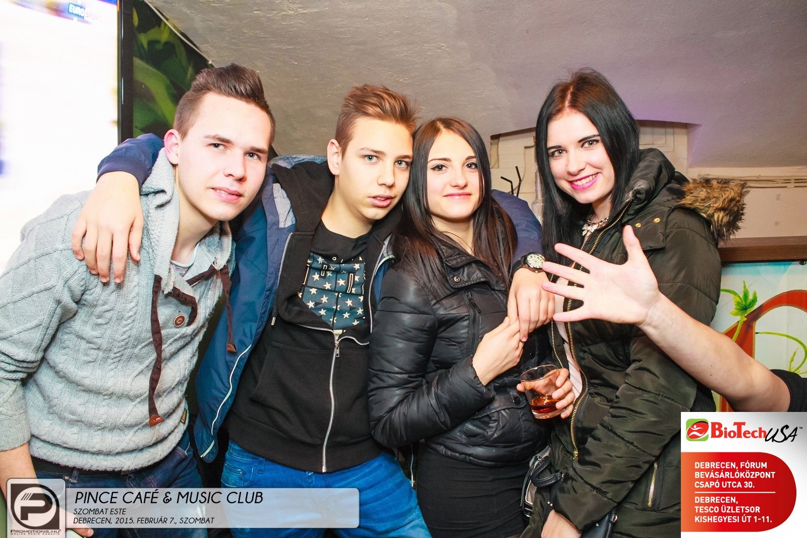 DEBRECEN, PINCE CAFÉ & MUSIC CLUB - 2015. FEBRUÁR 7., SZOMBAT
