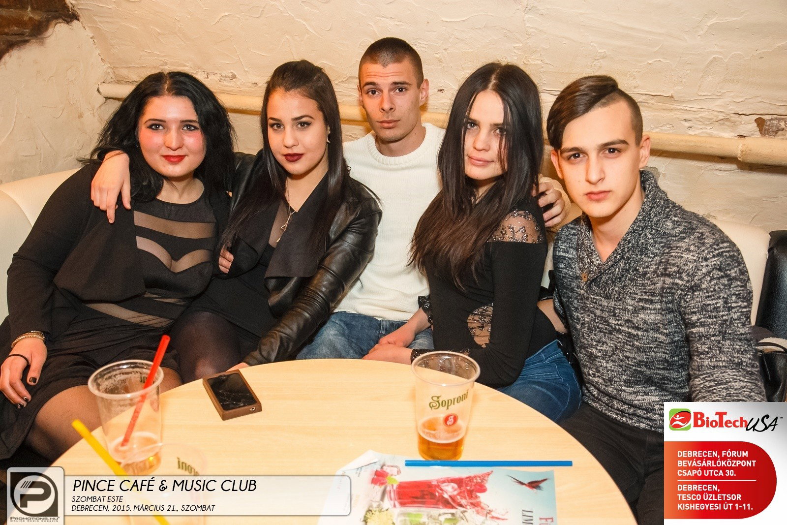 DEBRECEN, PINCE CAFÉ & MUSIC CLUB - 2015. MÁRCIUS 21., SZOMBAT