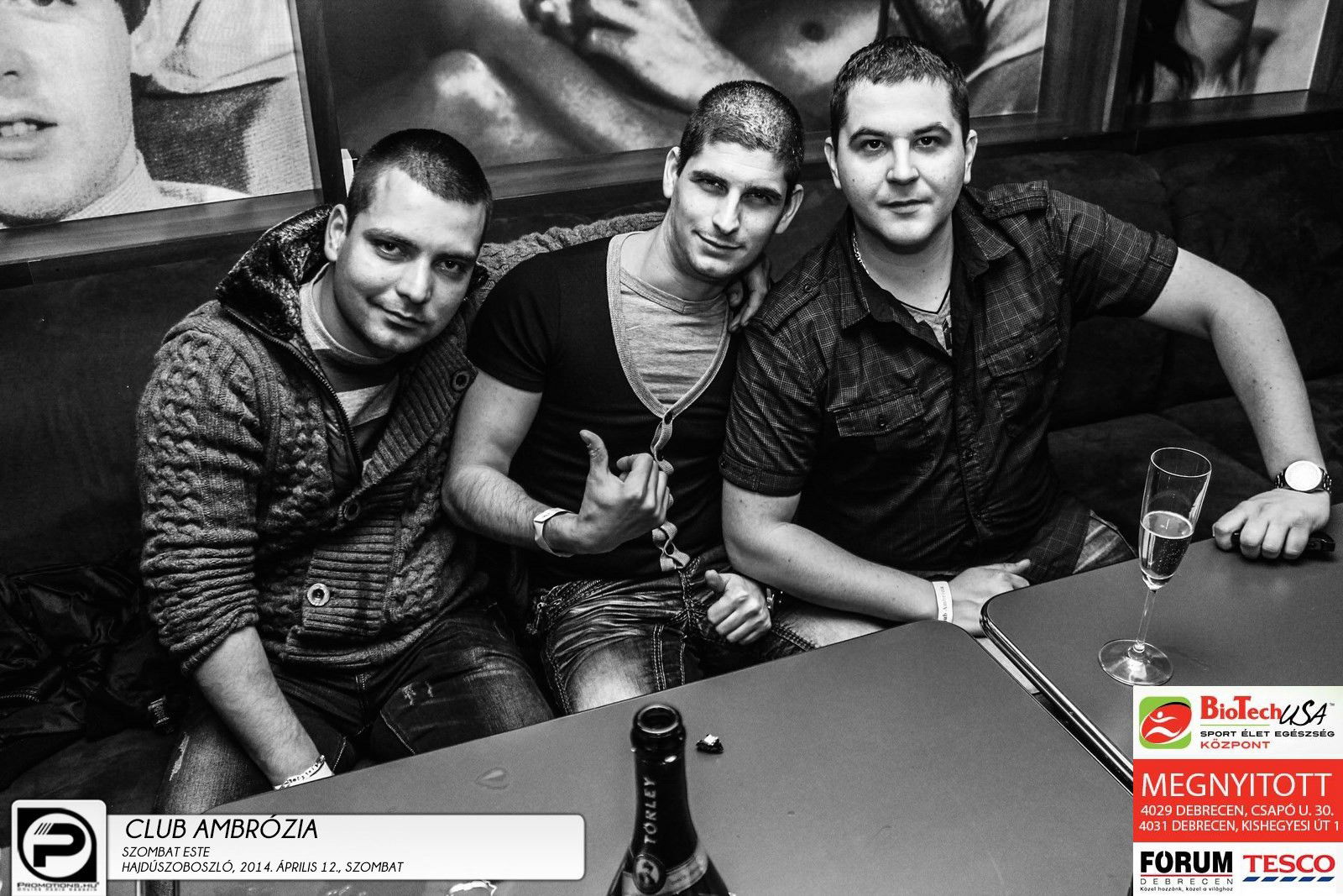 Hajdúszoboszló, Club Ambrózia- 2014. Április 12., szombat este