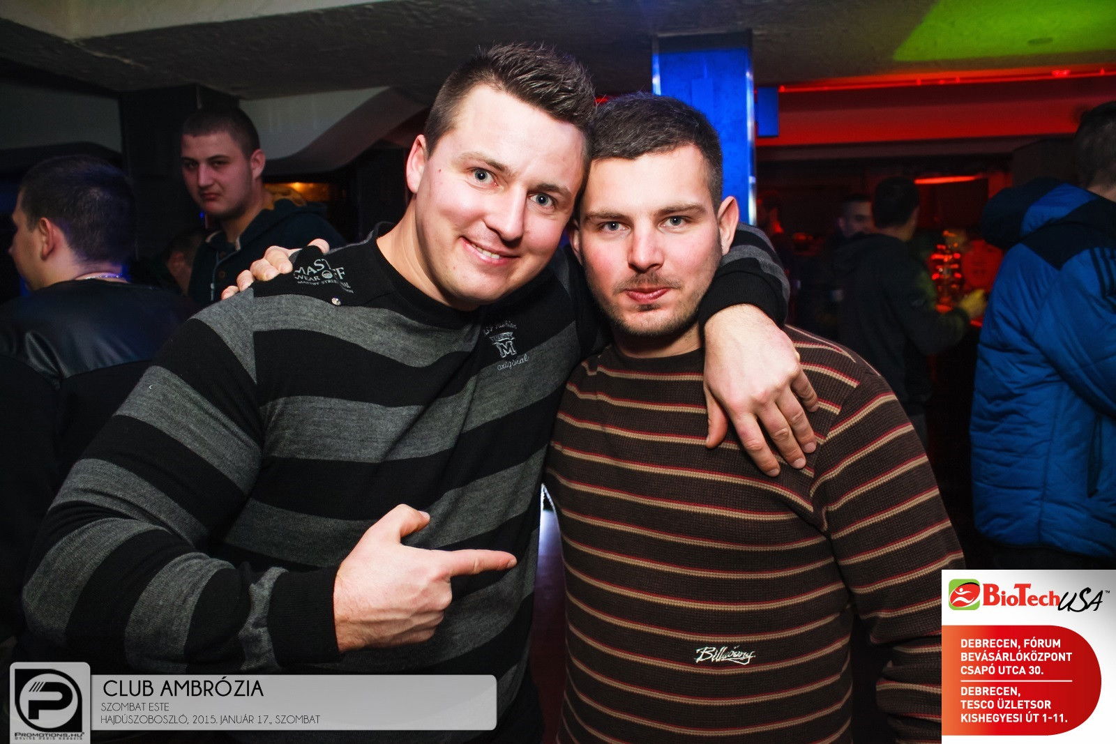 HAJDÚSZOBOSZLÓ, CLUB AMBRÓZIA - 2015. JANUÁR 17., SZOMBAT