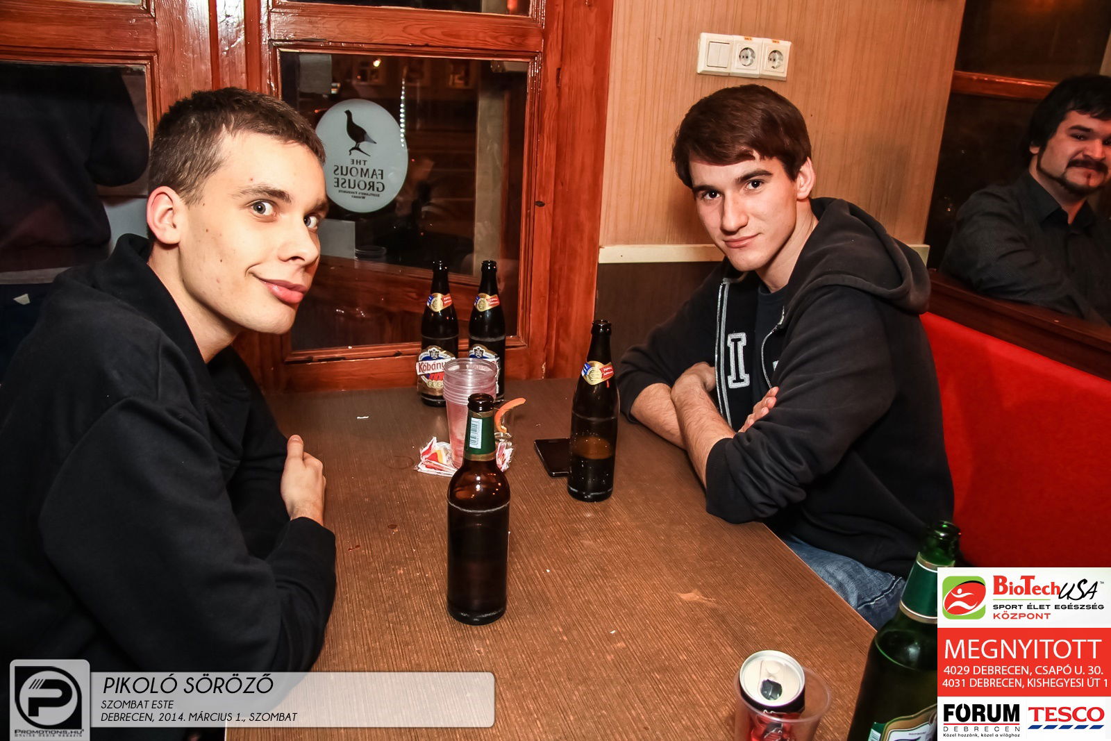 DEBRECEN, PIKOLÓ SÖRÖZŐ - 2014. MÁRCIUS 1., SZOMBAT