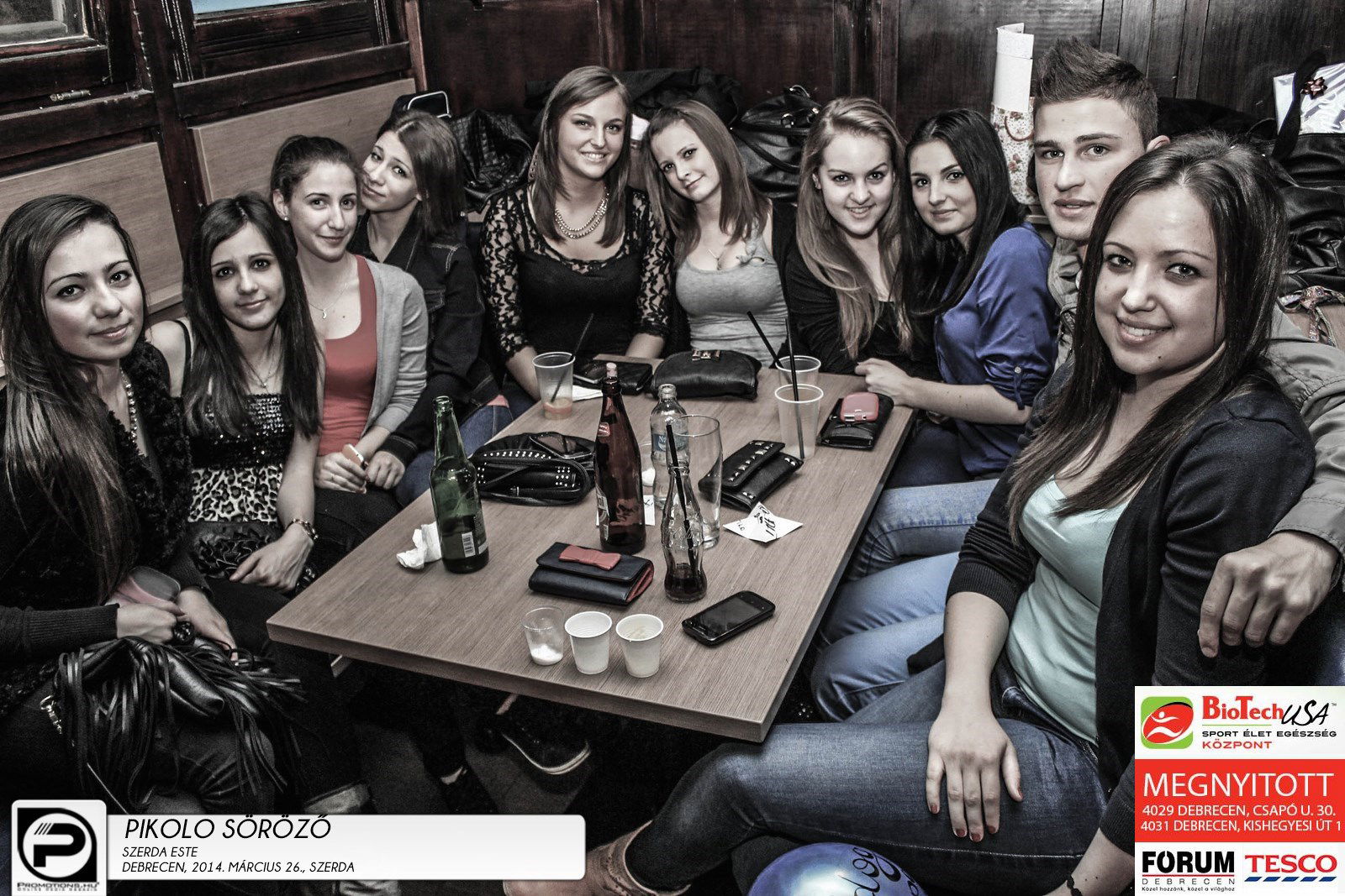 Debrecen, Pikoló Söröző- 2014.Március 26., szerda este