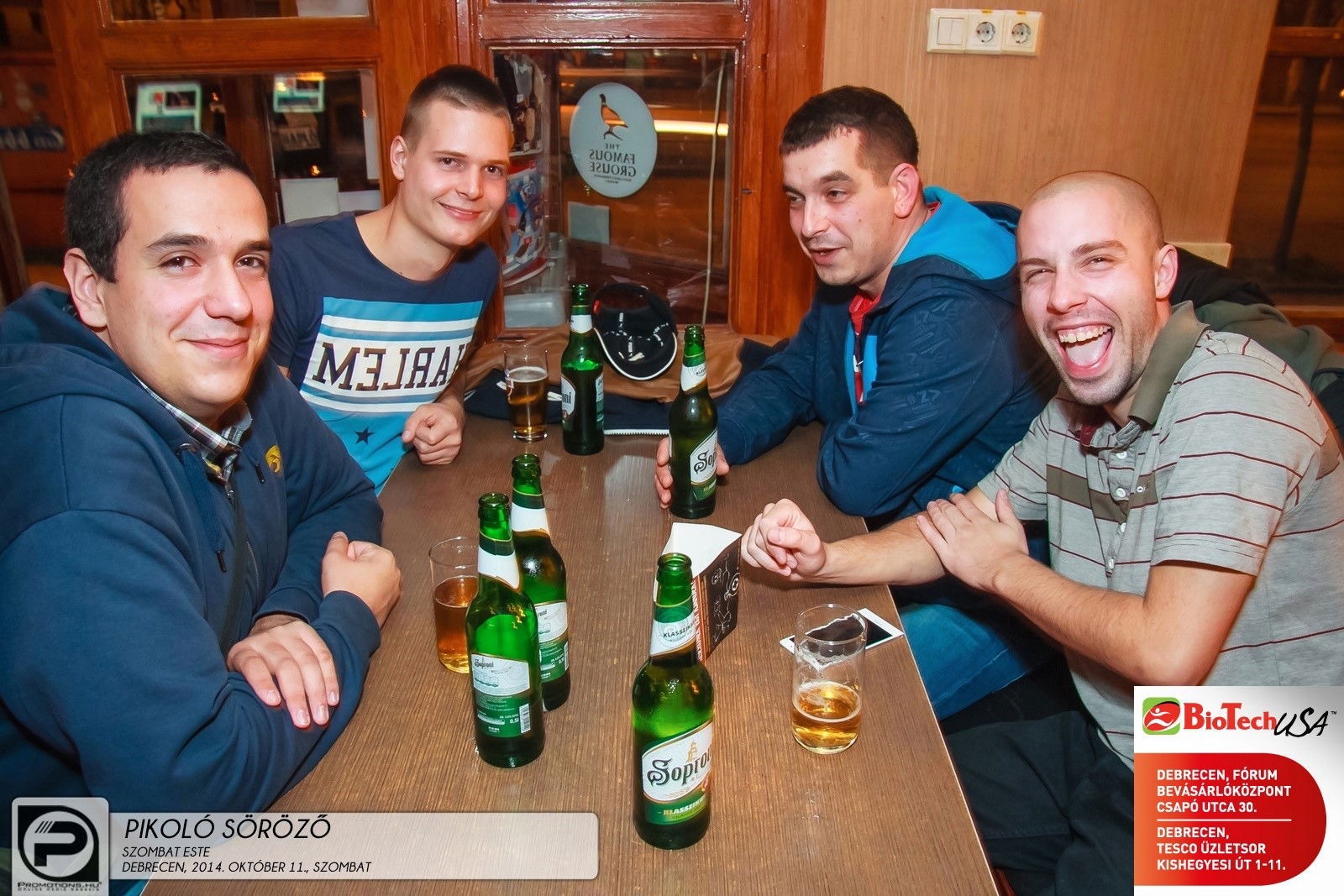 DEBRECEN, PIKOLÓ SÖRÖZŐ - 2014. OKTÓBER 11., SZOMBAT