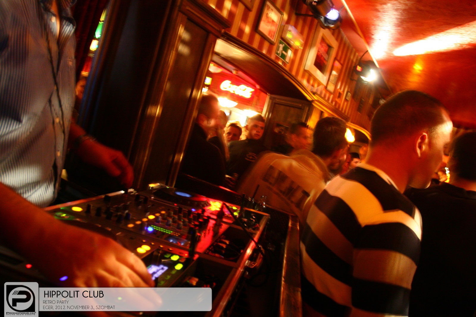 Eger, Hippolit Klub - 2012. November 3., Szombat