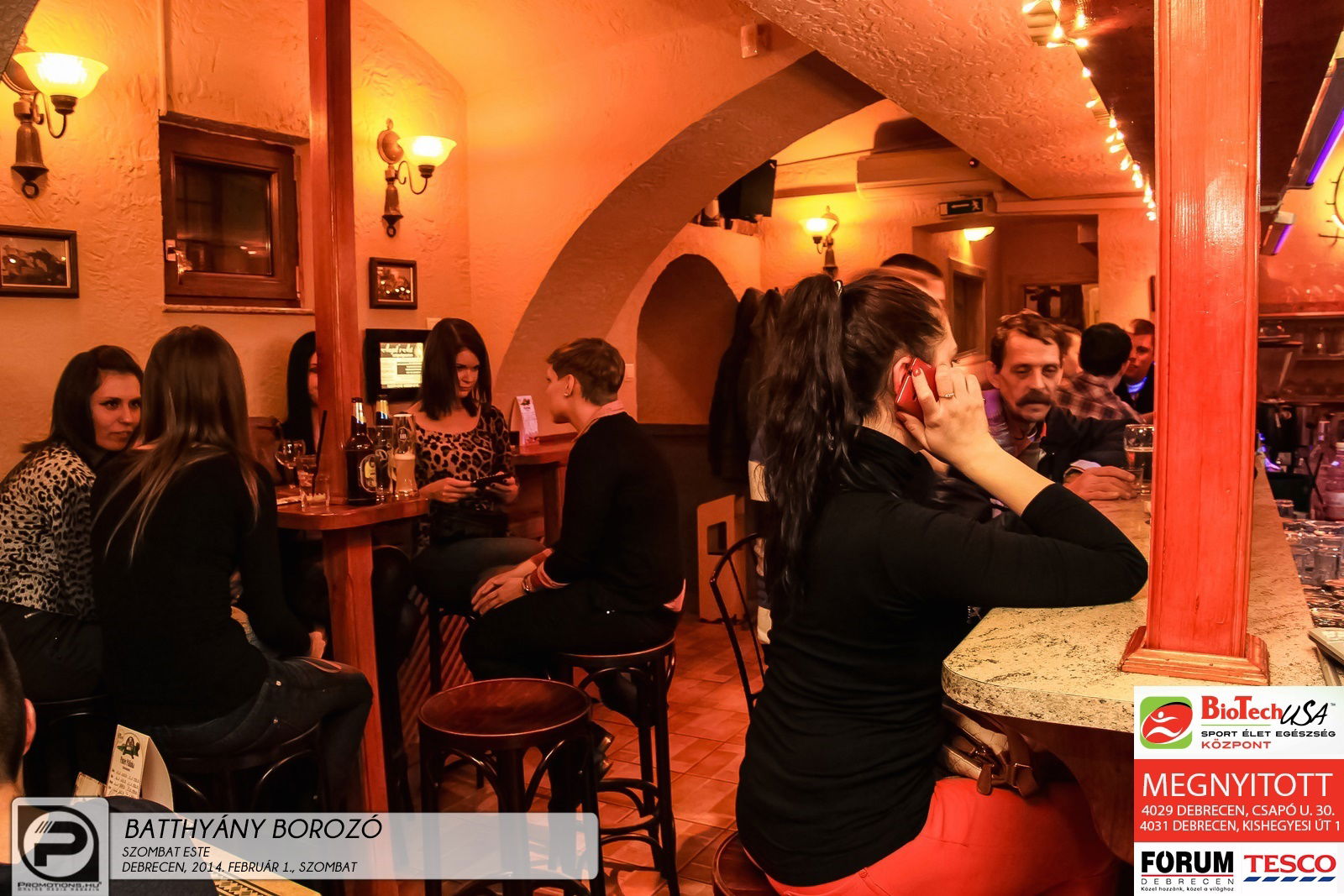 DEBRECEN, BATTHYÁNY BOROZÓ - 2014. FEBRUÁR 1., SZOMBAT ESTE