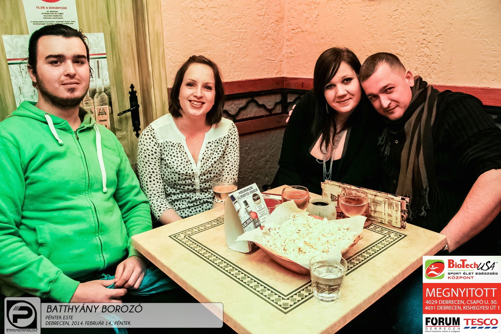 DEBRECEN, BATTHYÁNY BOROZÓ - 2014. FEBRUÁR 14., PÉNTEK ESTE