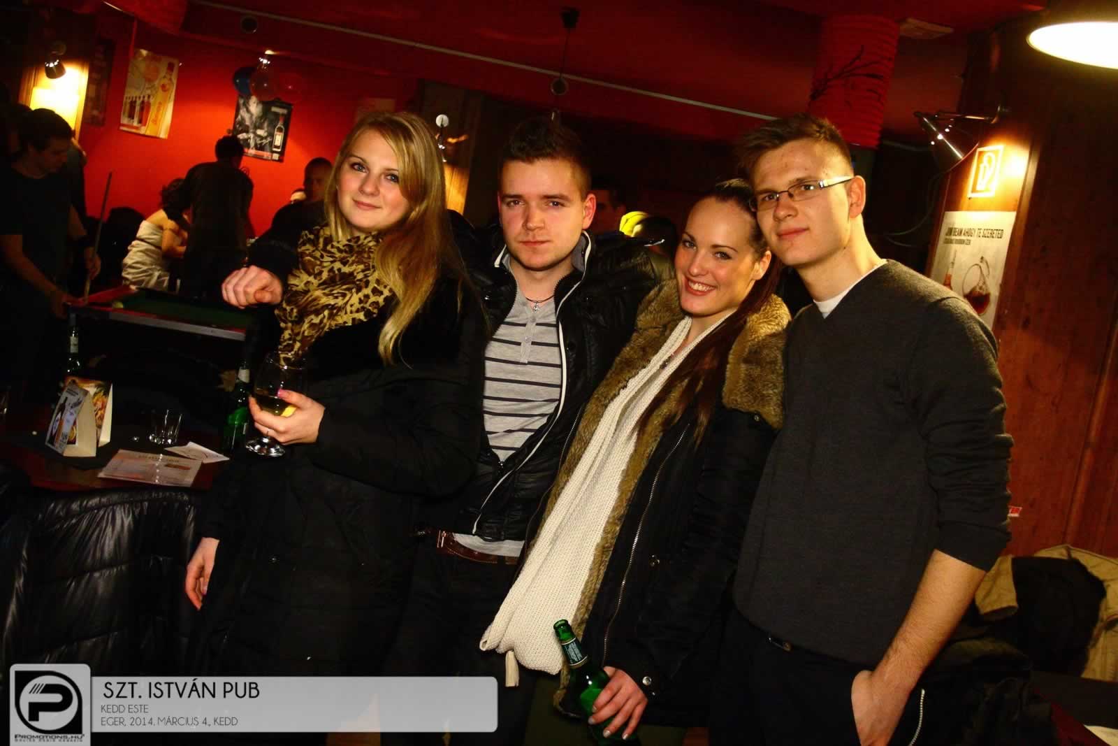 Eger, Szent István Pub - 2014. Március 4., Kedd