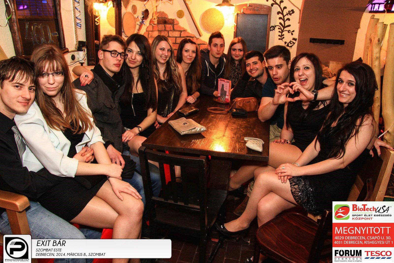 Debrecen, Exit Bar- 2014. Március 8., szombat este
