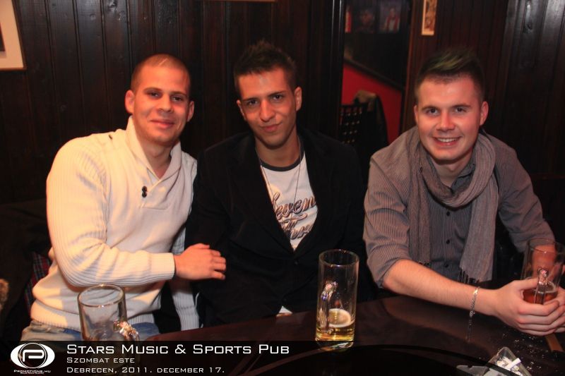 Debrecen, Stars Music & Sports Pub - 2011. december 17. Szombat