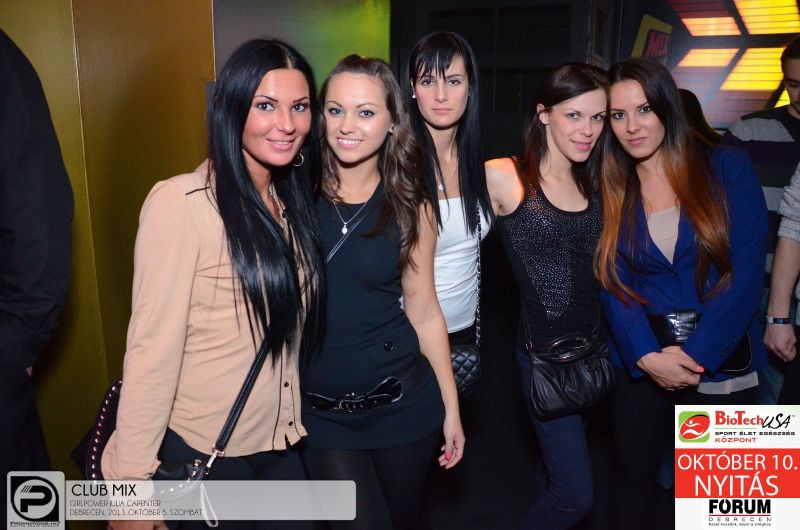 Debrecen, Club Mix - 2013. Október 5., Szombat