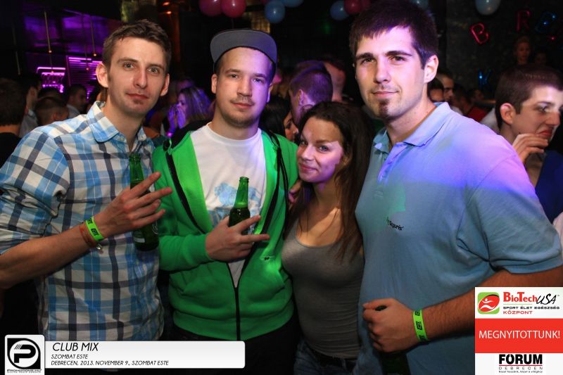 Debrecen, Club Mix- 2013. November 9., szombat este