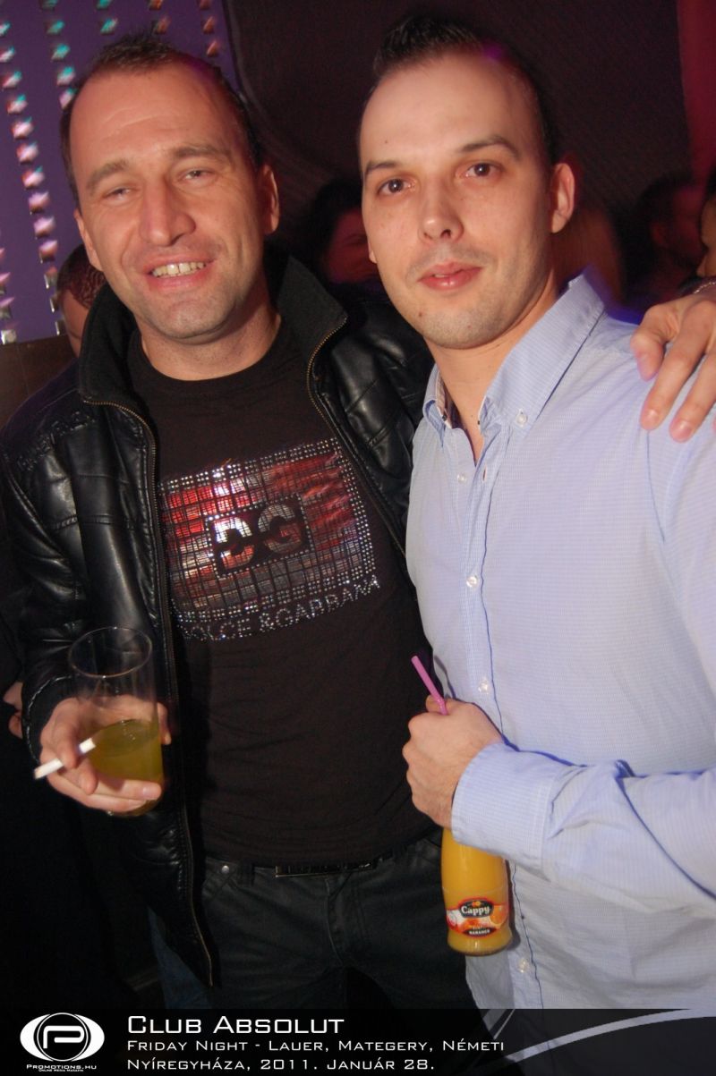 Nyíregyháza, Club Absolut - 2011. január 28. Péntek