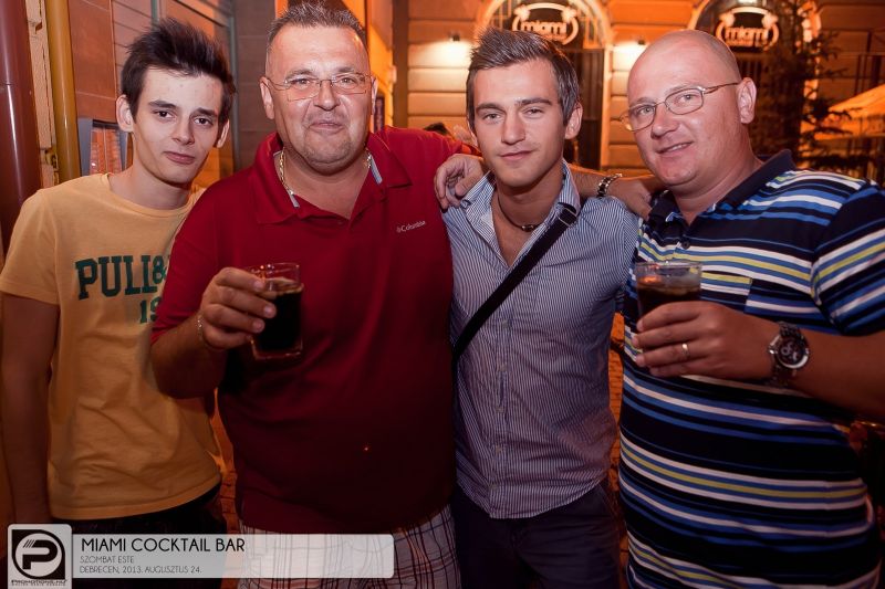 Debrecen, Miami Cocktail Bar, 2013. augusztus 24. Szombat 