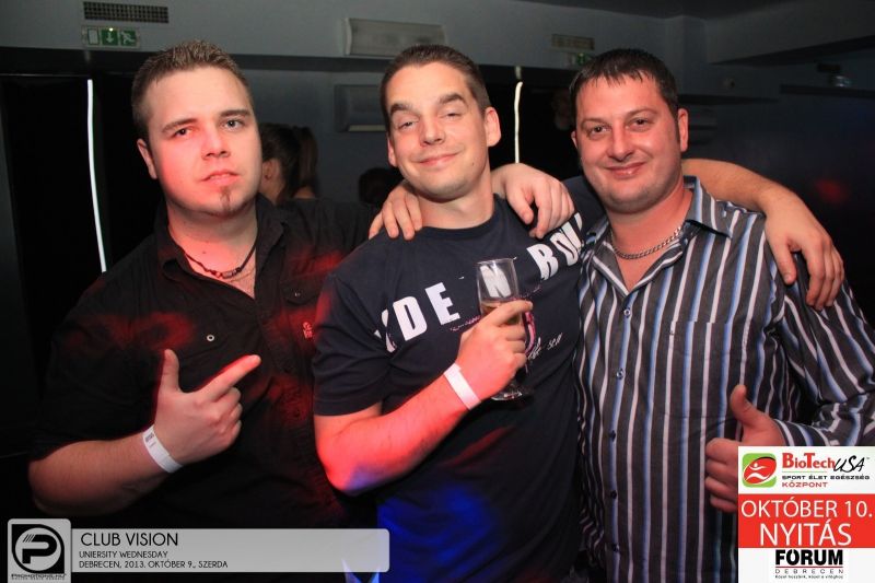 Debrecen, Club Vision - 2013. Október 9., Szerda
