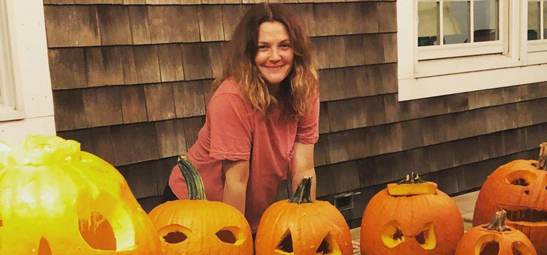 Madonna és Drew Barrymore is imád tökkel pózolni