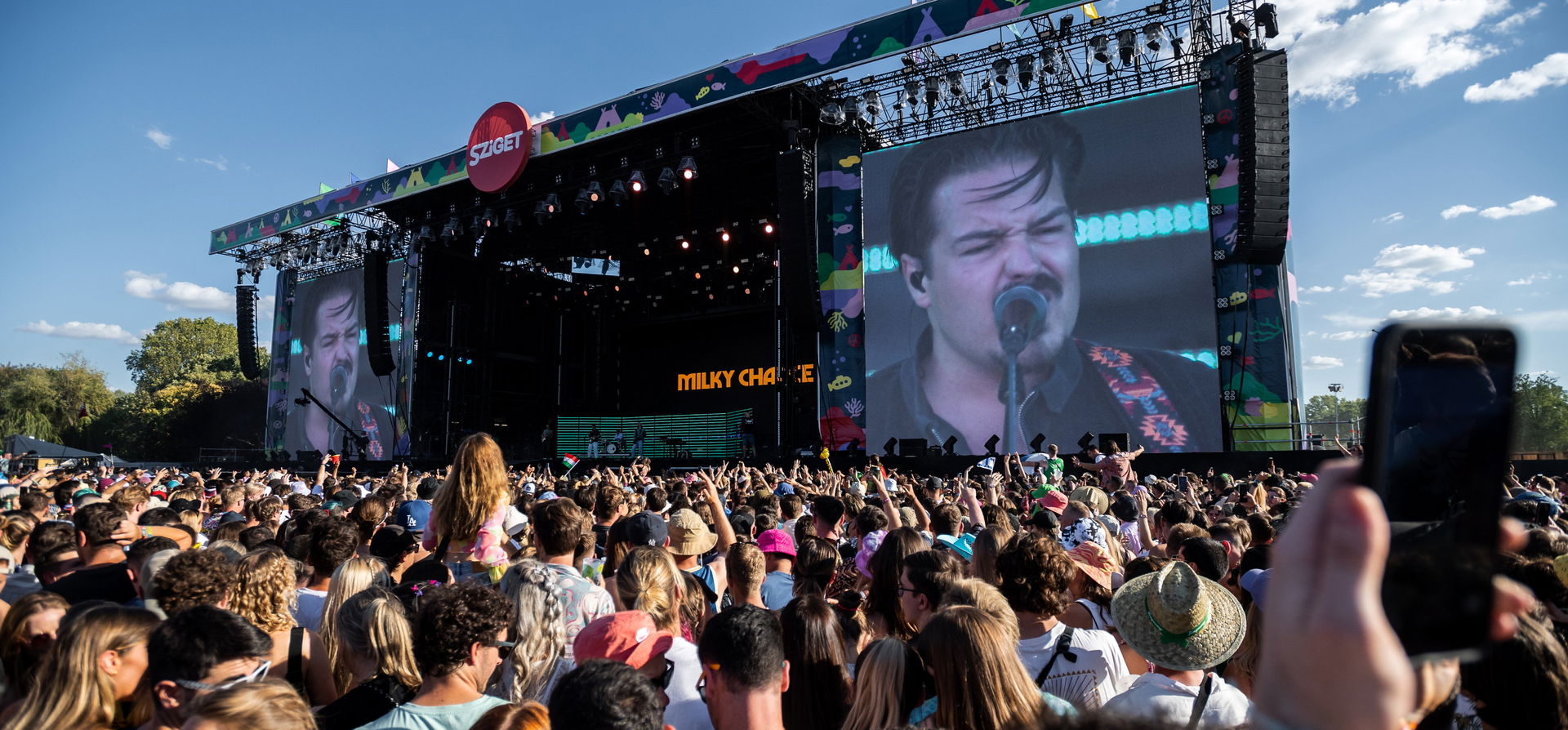 Ekkora volt a buli a teltházas Sziget első napján